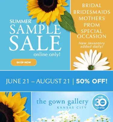 Summer Sample Sale Main Image