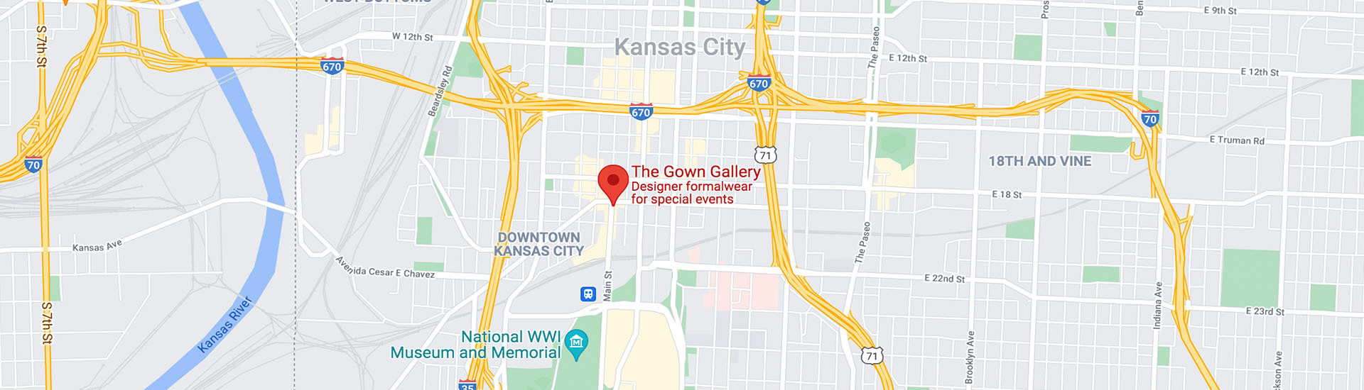 The Gown Gallery location