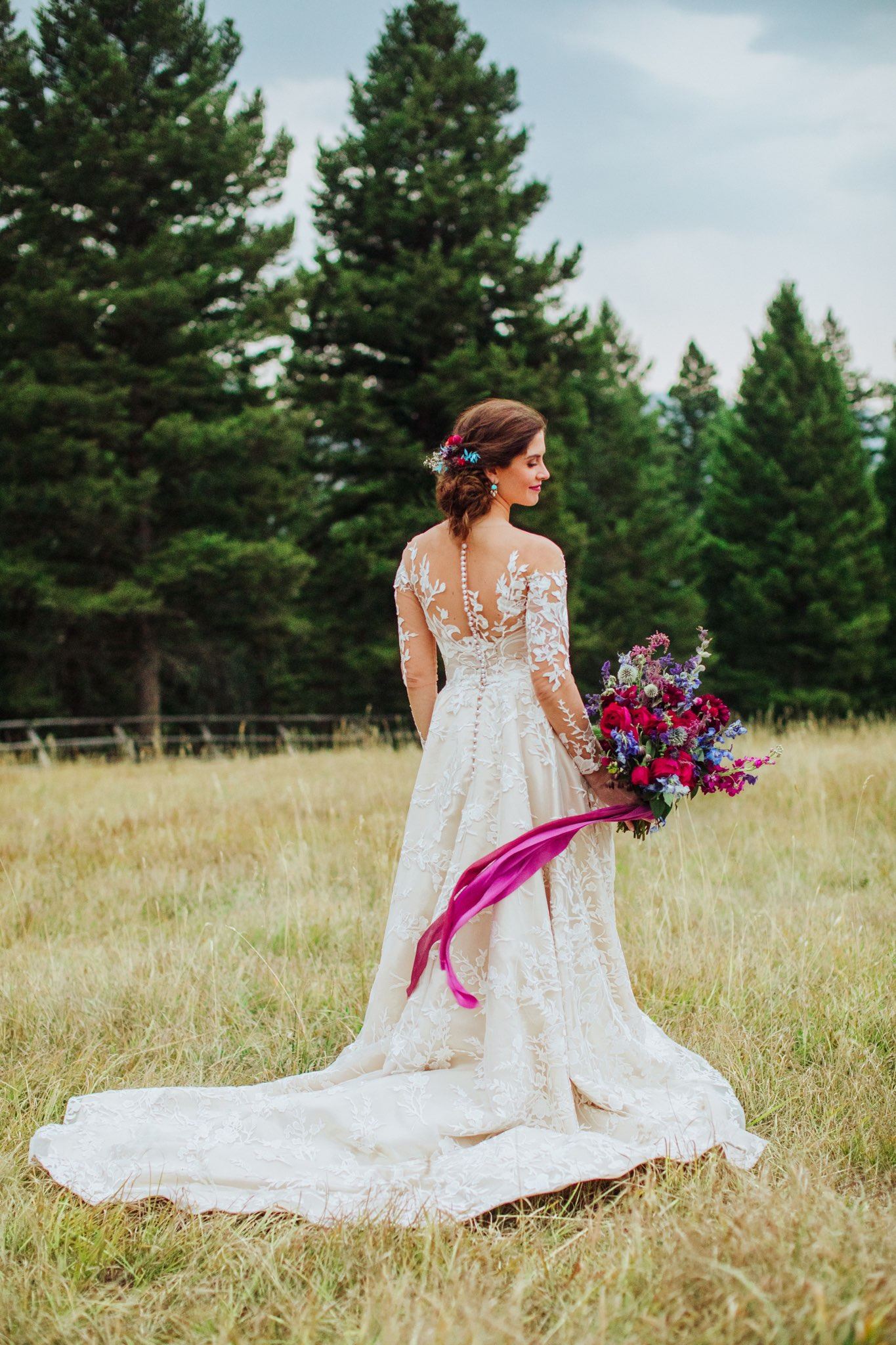 Gown Gallery bride wearing a Potapenko Yanchenko dress