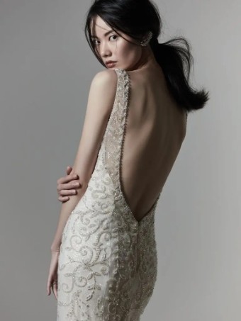 Maggie Sottero Bentley #4 Ivory/Champagne thumbnail