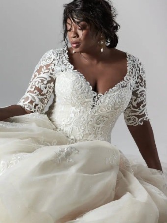 Sottero and Midgley River Lynette #7 Ivory/Champagne thumbnail