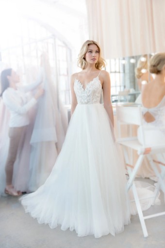 Hayley Paige 1820 #4 Ivory/Nude thumbnail