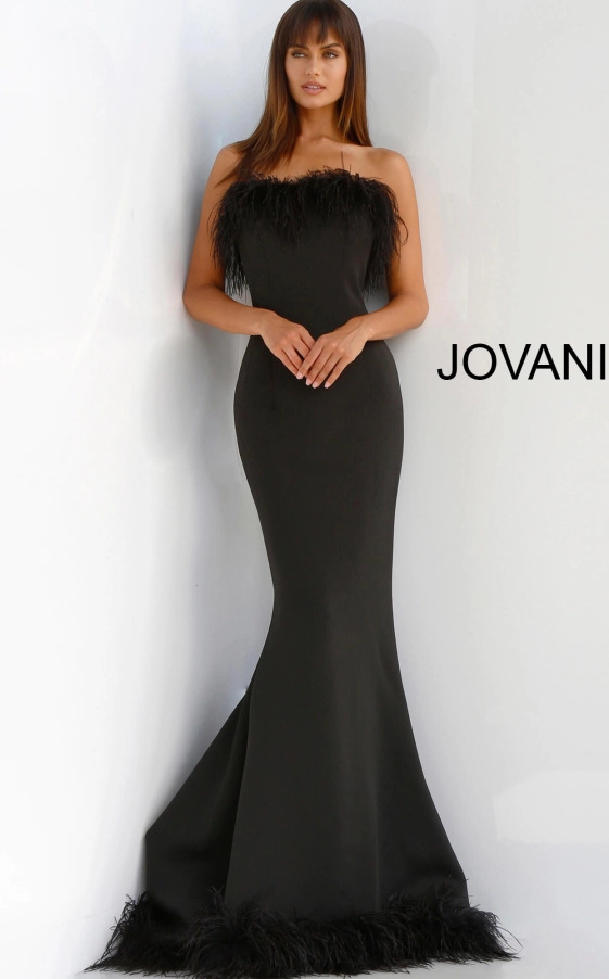 sachin and babi light blue dress Jovani Evenings Castle Couture main image 1