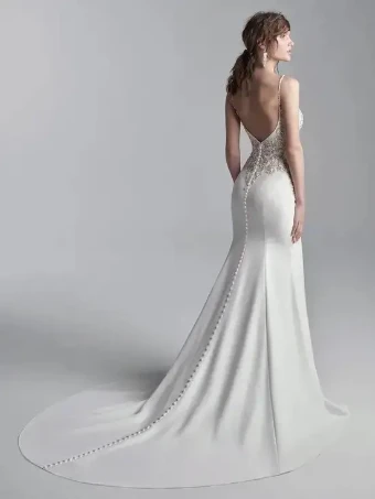 Maggie Sottero Brock #5 Ivory/Pewter thumbnail