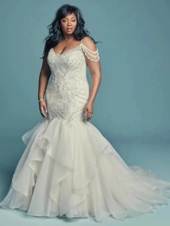 Maggie Sottero Brinkley Lynette #2 Ivory/Soft Blush/Silver thumbnail