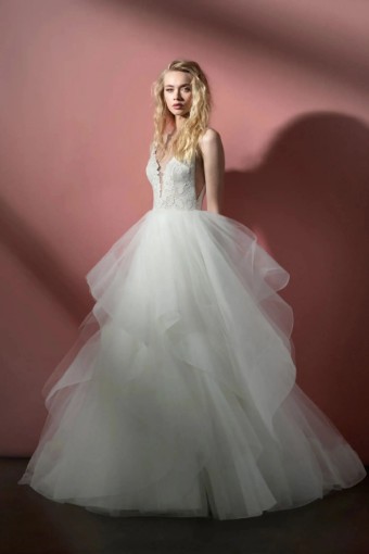 Hayley Paige 12109 #5 Ivory/Cashmere thumbnail