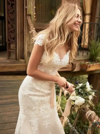 Maggie Sottero Daphne #3 Ivory/Blush thumbnail