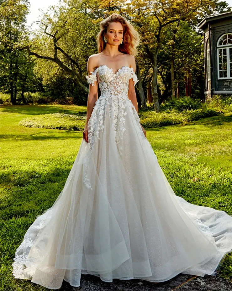 knee length dresses for ladies Used Eve of Milady 1988 Vintage Wedding Dress main image 1