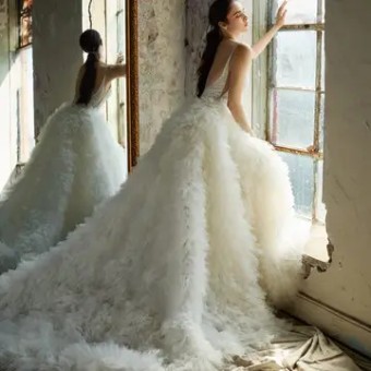 Lazaro AMELIE OVERSKIRT #1 Ivory thumbnail