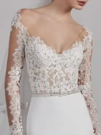 Pronovias Emy #5 Off-White/Crystal thumbnail