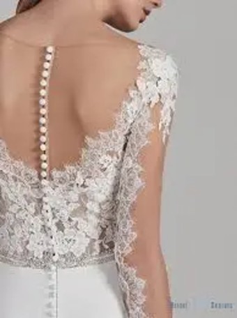 Pronovias Emy #1 Off-White/Crystal thumbnail